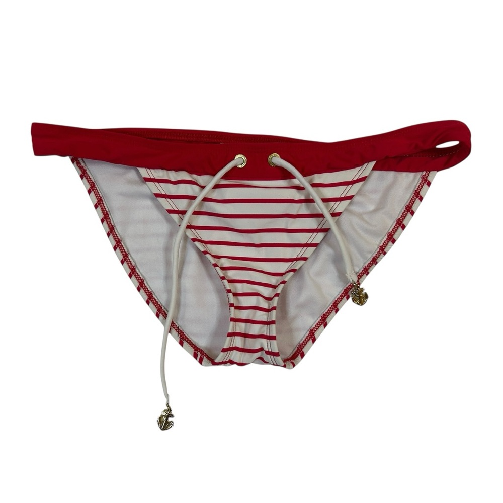 Hampton’s Core Coastal Grandma Americana Nautical Bikini Bottom Sperry NWOT
